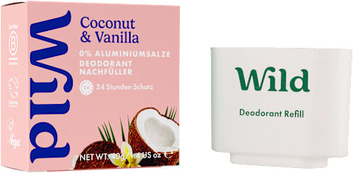 Wild Deostick Coconut & Vanilla Nachfüllpack, 40 g