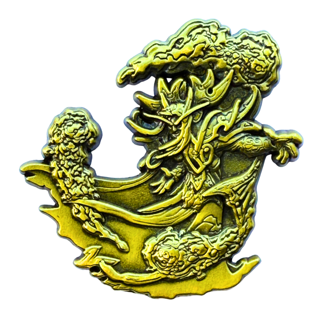 World of Warcraft Kael'Thas Sunstrider Emaille Gold Pin – Offizieller Blizzard Anstecker – Burning Crusade Kanelf Magier Pin – WoW Sammlerobjekt – Kael'Thas Pin Collectible Accessoire