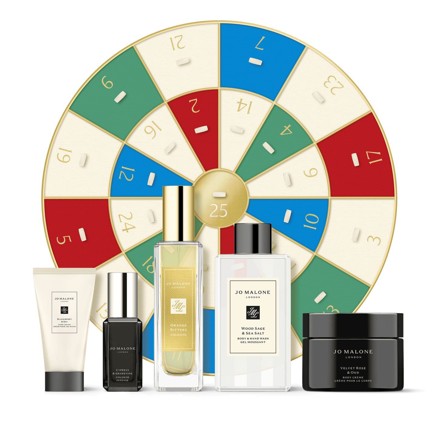 Jo Malone London Frauen Adventskalender 2025, luxuriöser Duftkalender, Parfume, Colognes, Miniaturkerzen, Körperpflege, Damen & Mädchen ( Wert 800€ )