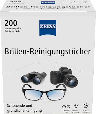 Zeiss Brillen-Reinigungstücher, 200 St